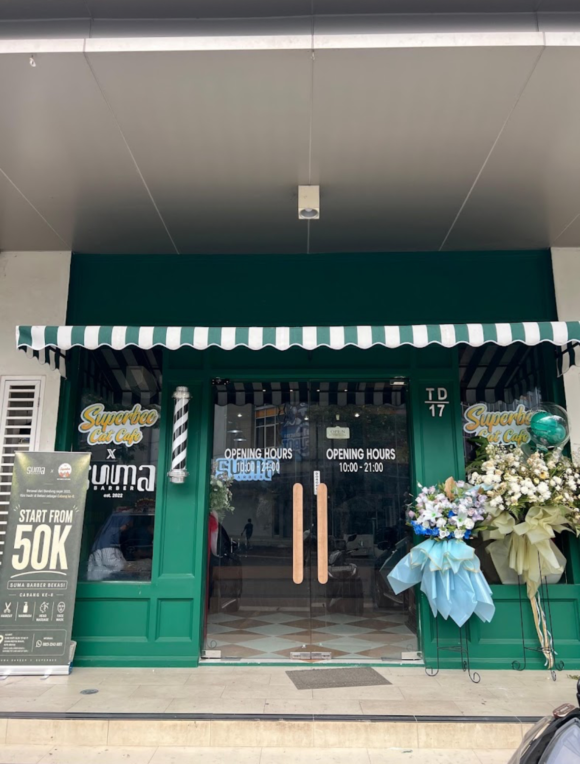 Tampak depan Suma Barber
